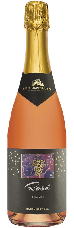 Erste Markgräfler Cuvée Rosé Baden Sekt b. A. trocken