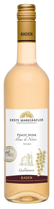 Erste Markgräfler Pinot Noir – Blanc de Noirs Baden Qw trocken